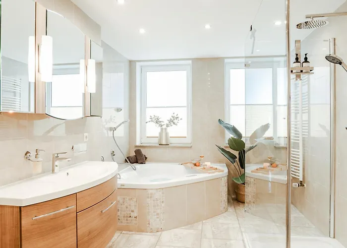 Apartmán Luxus - Fuer Gruppen & Familien Mit Whirlpool, Terrasse & Grill- Lage *